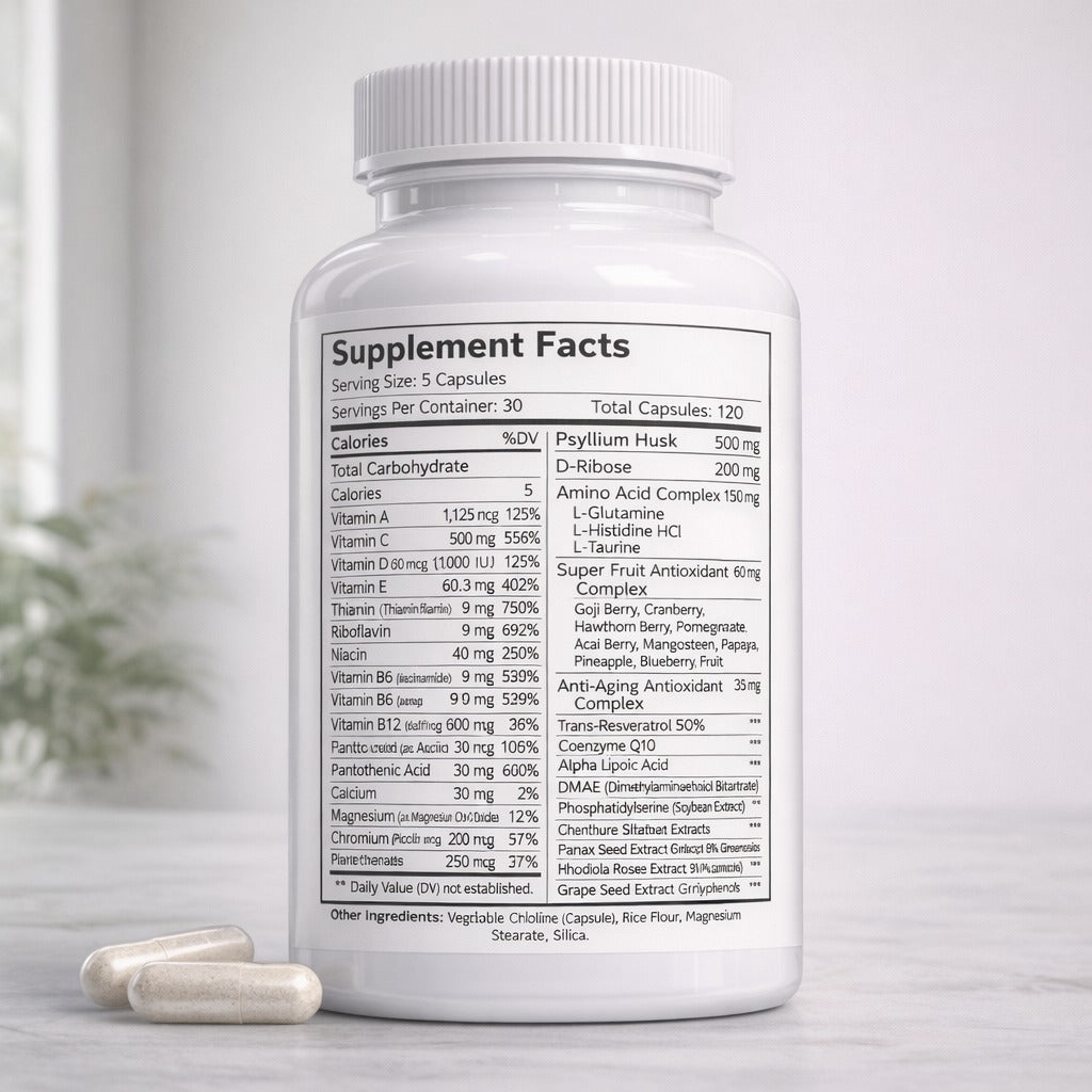SuppBotanics Complete Immuno Vital™ Immune Support – 120 Capsules