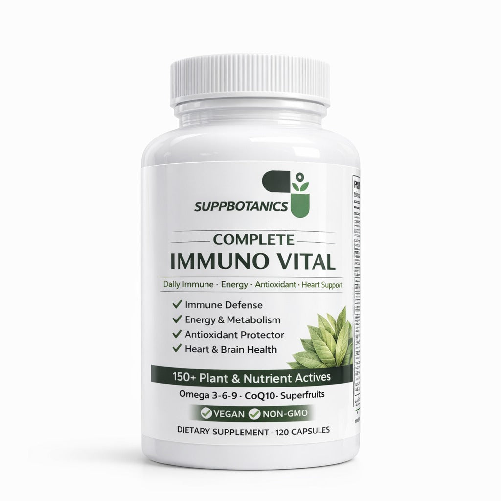 SuppBotanics Complete Immuno Vital™ Immune Support – 120 Capsules